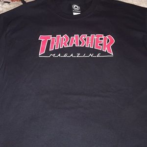 Red Logo Thrasher T-Shirt